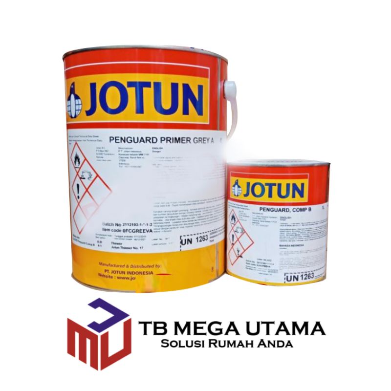Jual Jotun Penguard Primer Grey Kemasan 5 Liter 2 Komponen Cat Epoxy