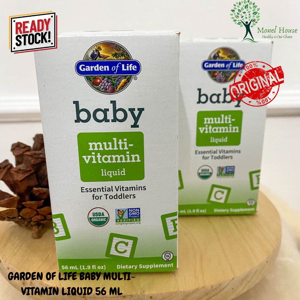 Jual [READY STOCK] GARDEN OF LIFE BABY MULTI VITAMIN LIQUID 56 ML Shopee Indonesia