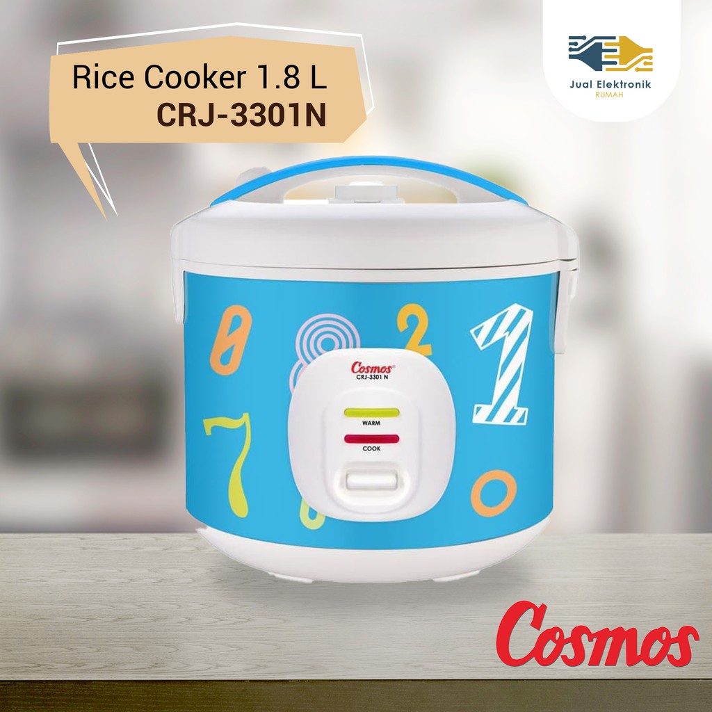 Jual Cosmos Rice Cooker CRJ3301N 1,8 Liter Hemat Listrik Shopee Indonesia