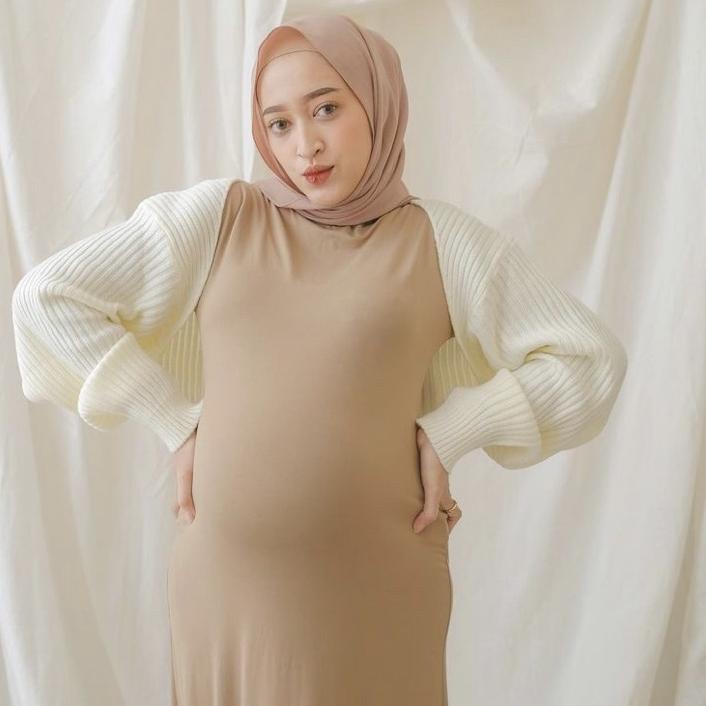 Jual BP38↵ ‼️READY‼️JOY KNIT BOLERO CROPPED CARDIGAN RAJUT ARM WARMER