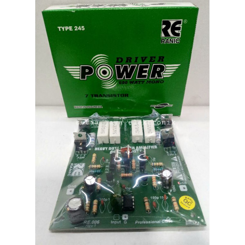 Jual kit power amplifier mono 600 wat tipe 245 Shopee Indonesia