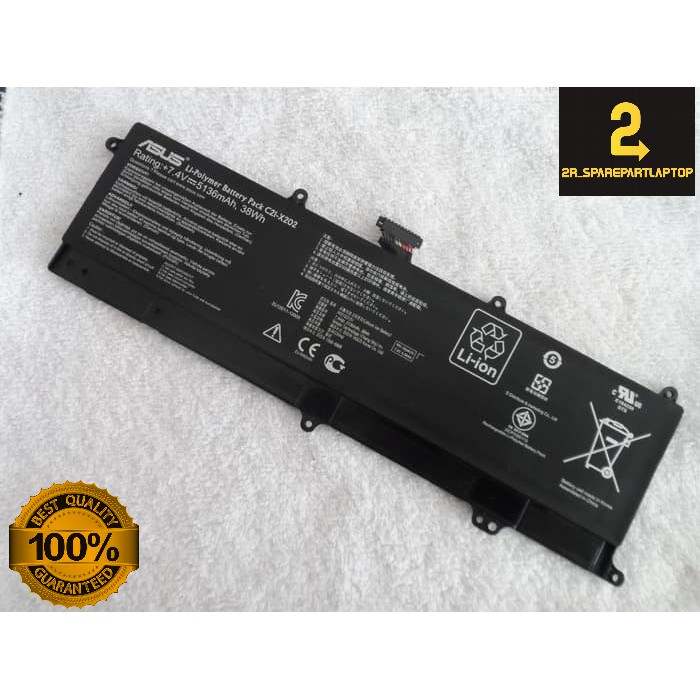 Jual Baterai Laptop ASUS Original VivoBook Q200E, S200E, X201E, X202E