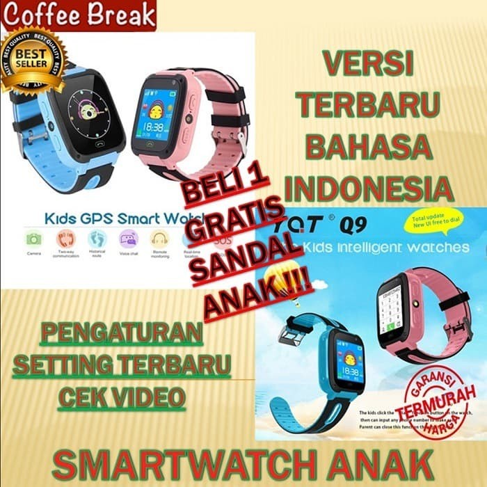 Jual NEW JAM Smartwatch GPS tracker for kids anak Gps watch jam anak