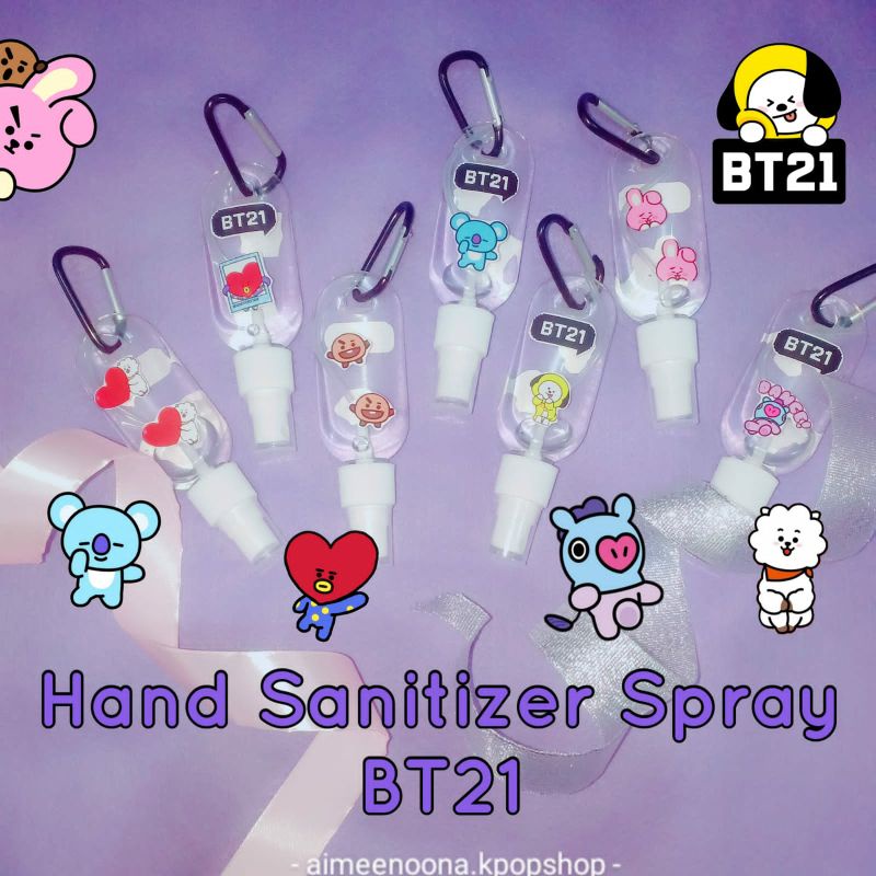 Jual hand sanitizer BT21 spray Shopee Indonesia