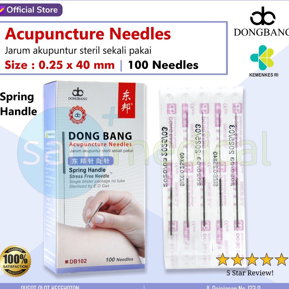 Jual Dong Bang Jarum Akupuntur Acupuncture Needles Sterile Shopee Indonesia