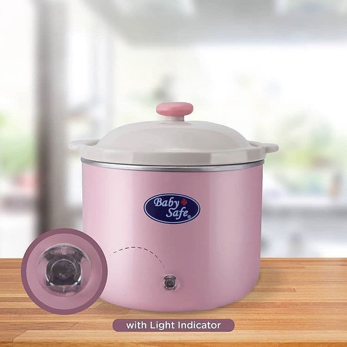 Jual Baby Safe Slow Cooker 0.8L With Light Indicator LB009 / Slow
