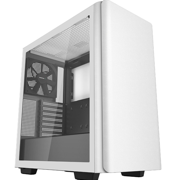 Jual DEEPCOOL CK500 WHITE TEMPERED GLASS MID TOWER PC CASE CASING