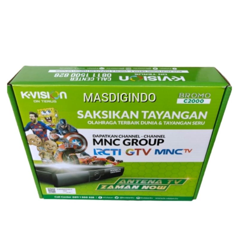 Jual Receiver Parabola KVision Bromo C2000 HD Kvision Shopee Indonesia