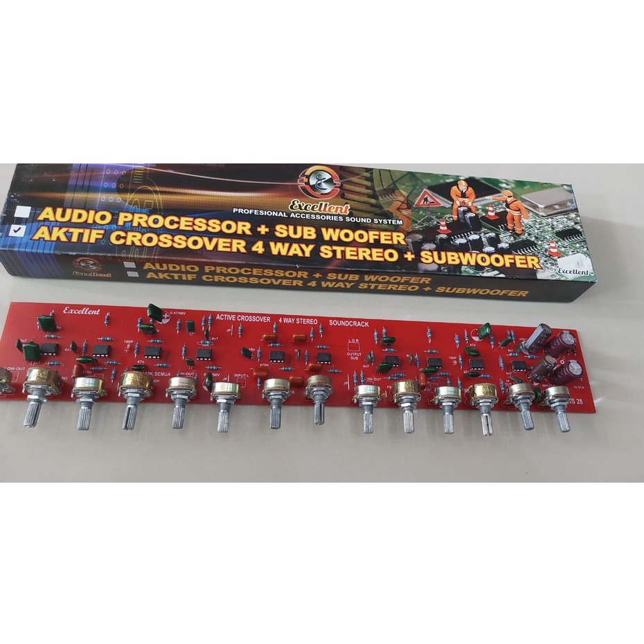 Jual KIT CROSSOVER AKTIF 4 WAY PLUS SUBWOOFER Shopee Indonesia
