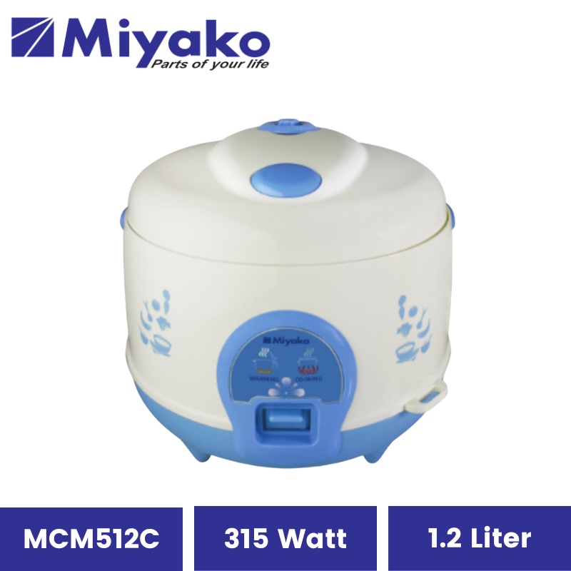 Jual Magic Com Miyako 1,2 Liter MCM512 Garansi Resmi Miyako Penanak