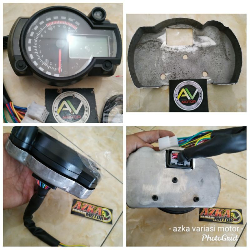 Jual speedometer koso rx2 plus Pangkon dudukan Shopee Indonesia
