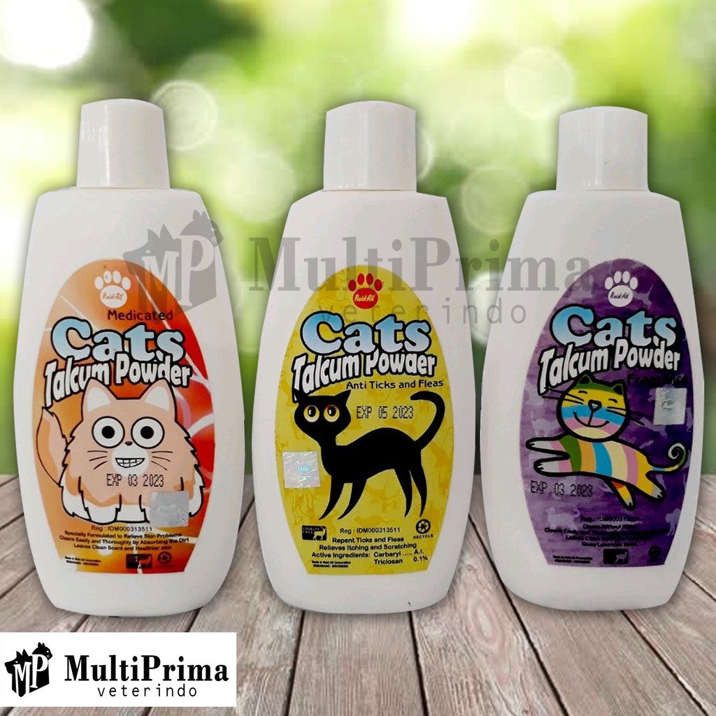 Jual CATS Talcum Powder Fragrance Raid All 100 Gr Bedak Kucing Shopee Indonesia