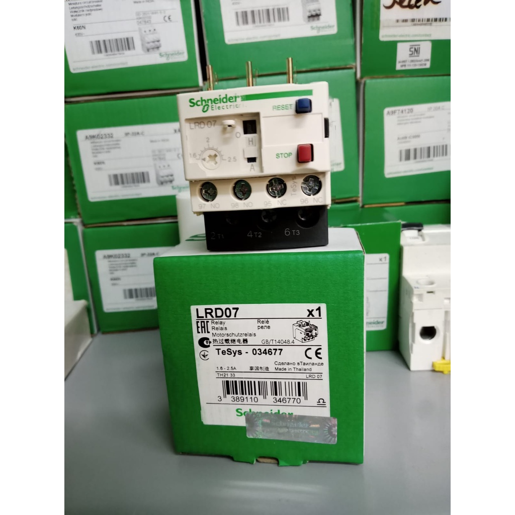 Jual Thermal Overload Relay LRD07 Schneider Shopee Indonesia