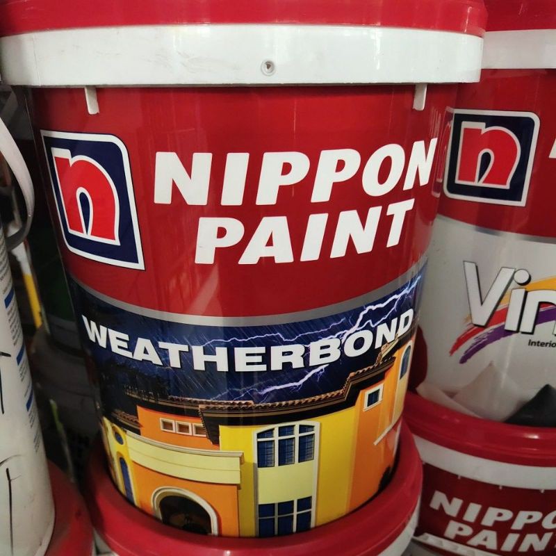 Jual Nippon Weatherbond "Brilliant White" 20Liter /Cat Tembok Luar