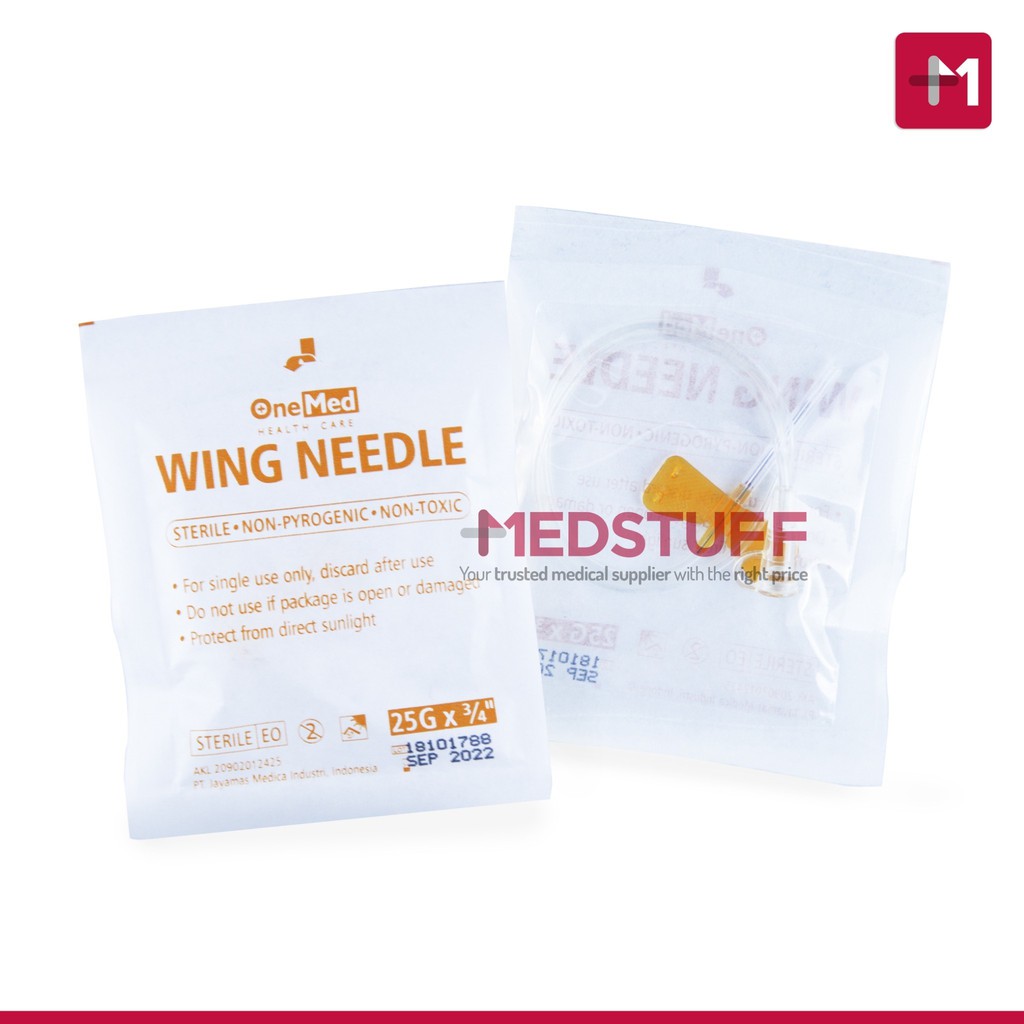 Jual Needle Wing 25G panjang 0,75inch / Jarum Infus Shopee Indonesia