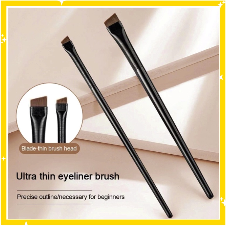 Jual Ultra Thin Precision Firming Knife Edge Fine Eyeliner Kuas Eyebrow