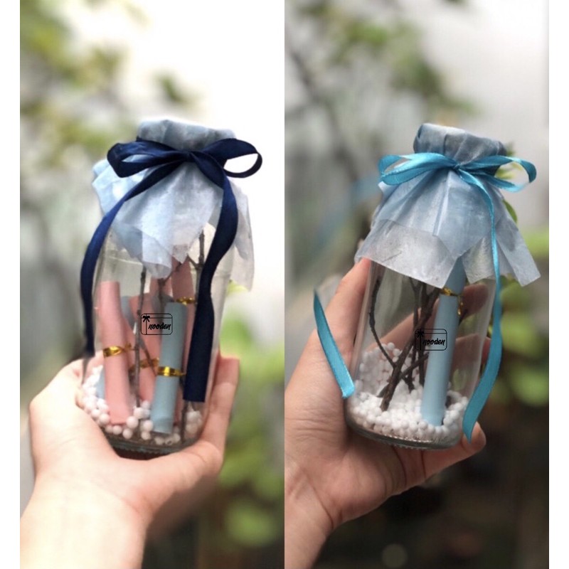 Jual Message in bottle / Botol Surat / wish in bottle CUSTOM MEMO