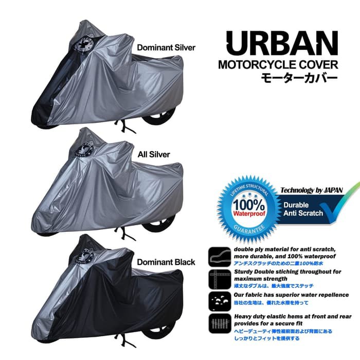 Jual Cover Motor URBAN Extra Jumbo Xmax Ducati KTM 350 TMax BMW GSX Rebel Shopee Indonesia