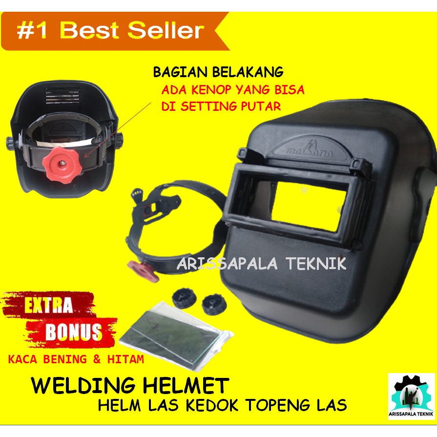 Jual Helm Las Kedok Topeng Las Welding Helmet setting putar Shopee