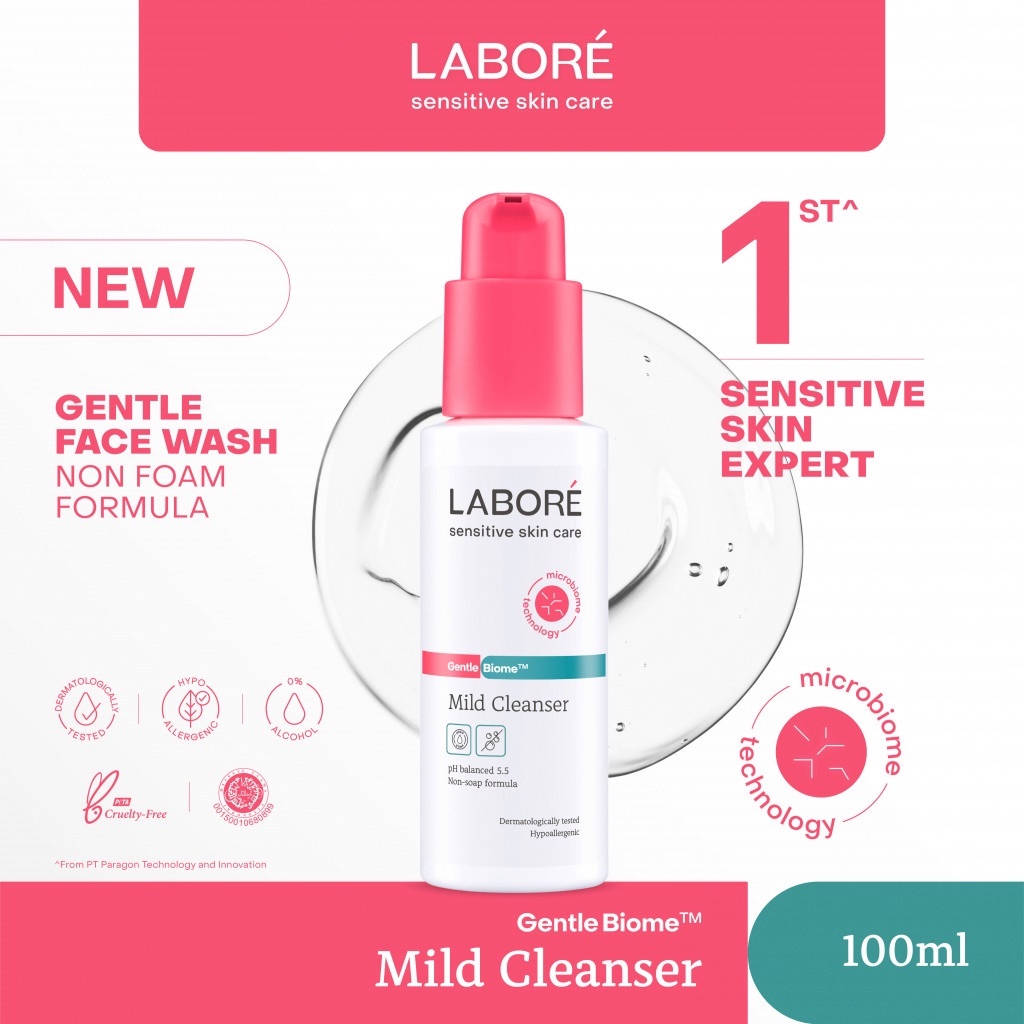 Jual LABORE Gentle Biome Mild Cleanser 100ml Gentle Face Wash Kulit