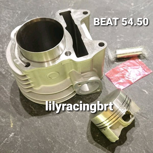 Jual BORE UP BEAT KARBURATOR ( BLOK CAST IRON + PISTON 54.5 ) BRT