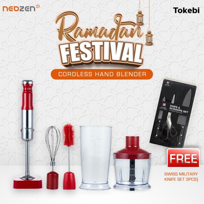 Jual TOKEBI CORDLESS HAND BLENDER / Blender Tangan Tokebi Tanpa Kabel