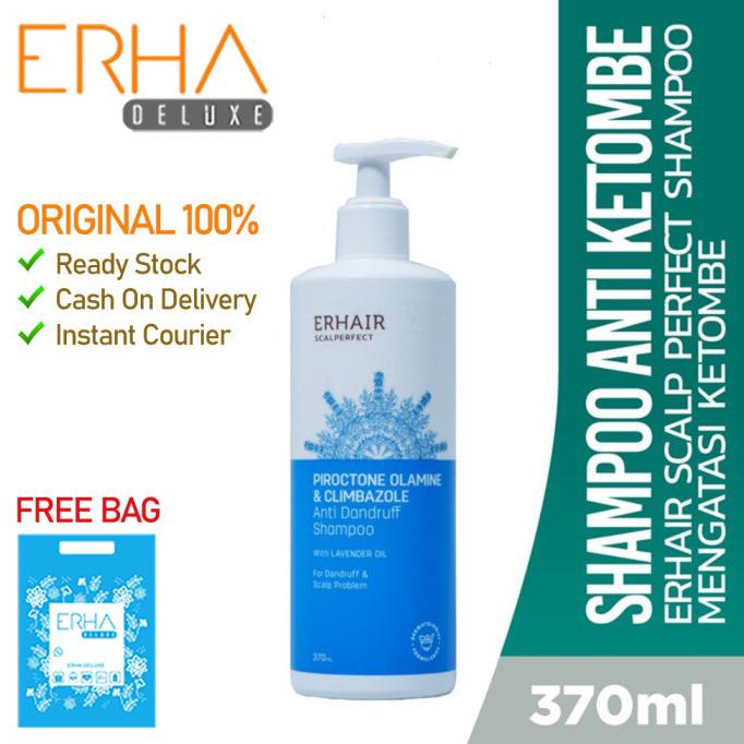 Jual ERHA SCALP CARE SHAMPOO, MENGATASI KETOMBE & DERMATITIS 370 ml Shopee Indonesia