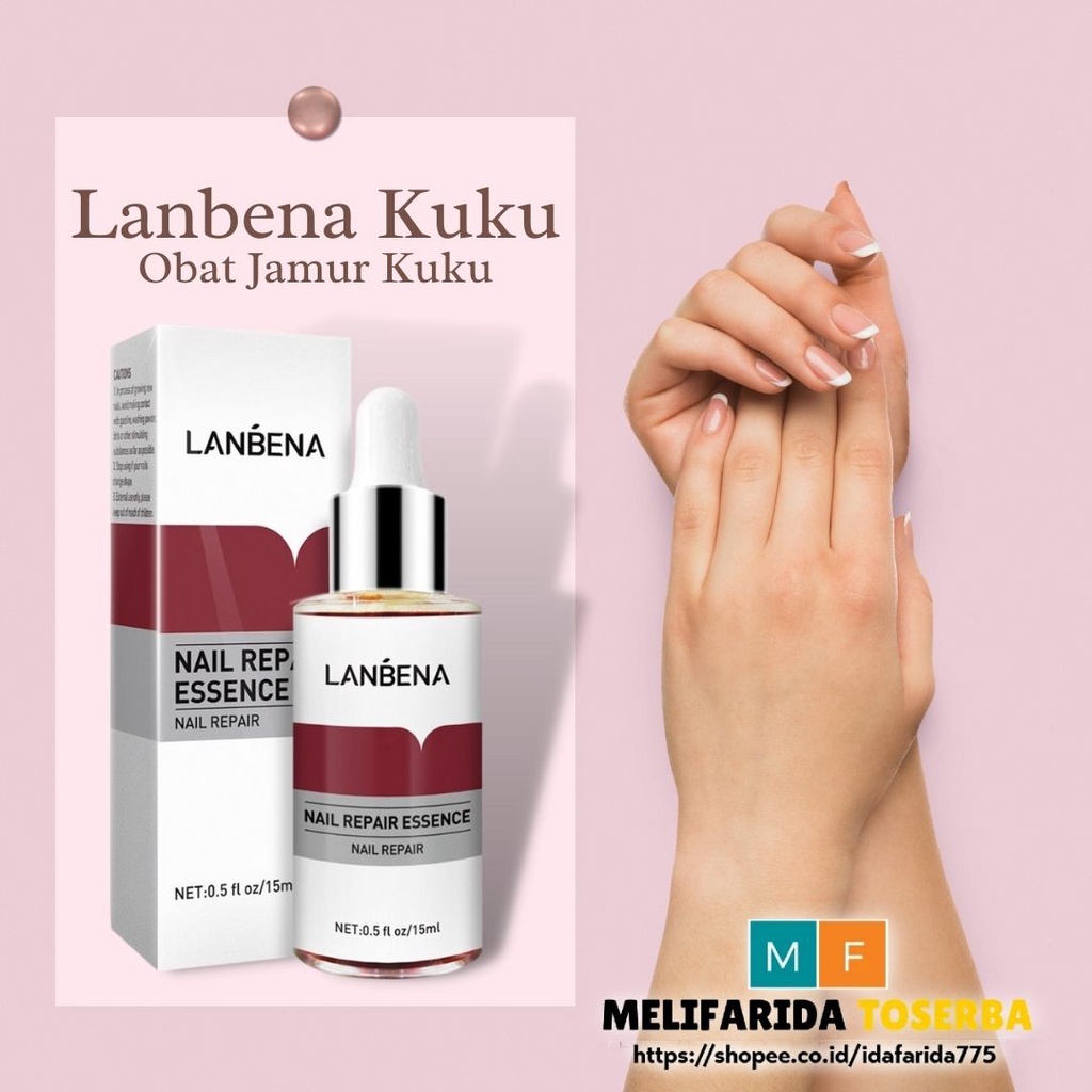 Jual ORIGINAL Serum Untuk Jamur Pada Kuku LANBENA Nail Repair Essence