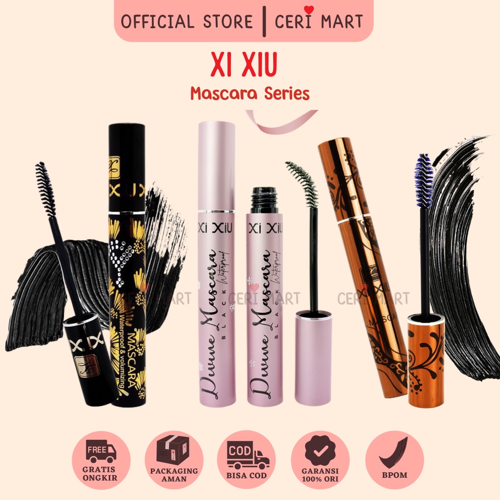 Jual XI XIU Mascara Series Xi Xiu Black Lovely Divine Mascara