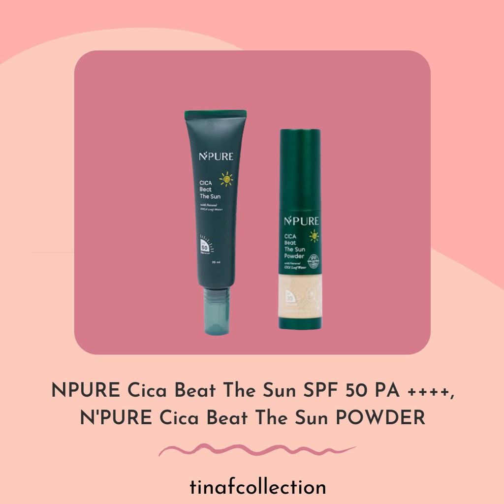 Jual NPURE Cica Beat The Sun POWDER SPF 50 PA ++++ Shopee Indonesia