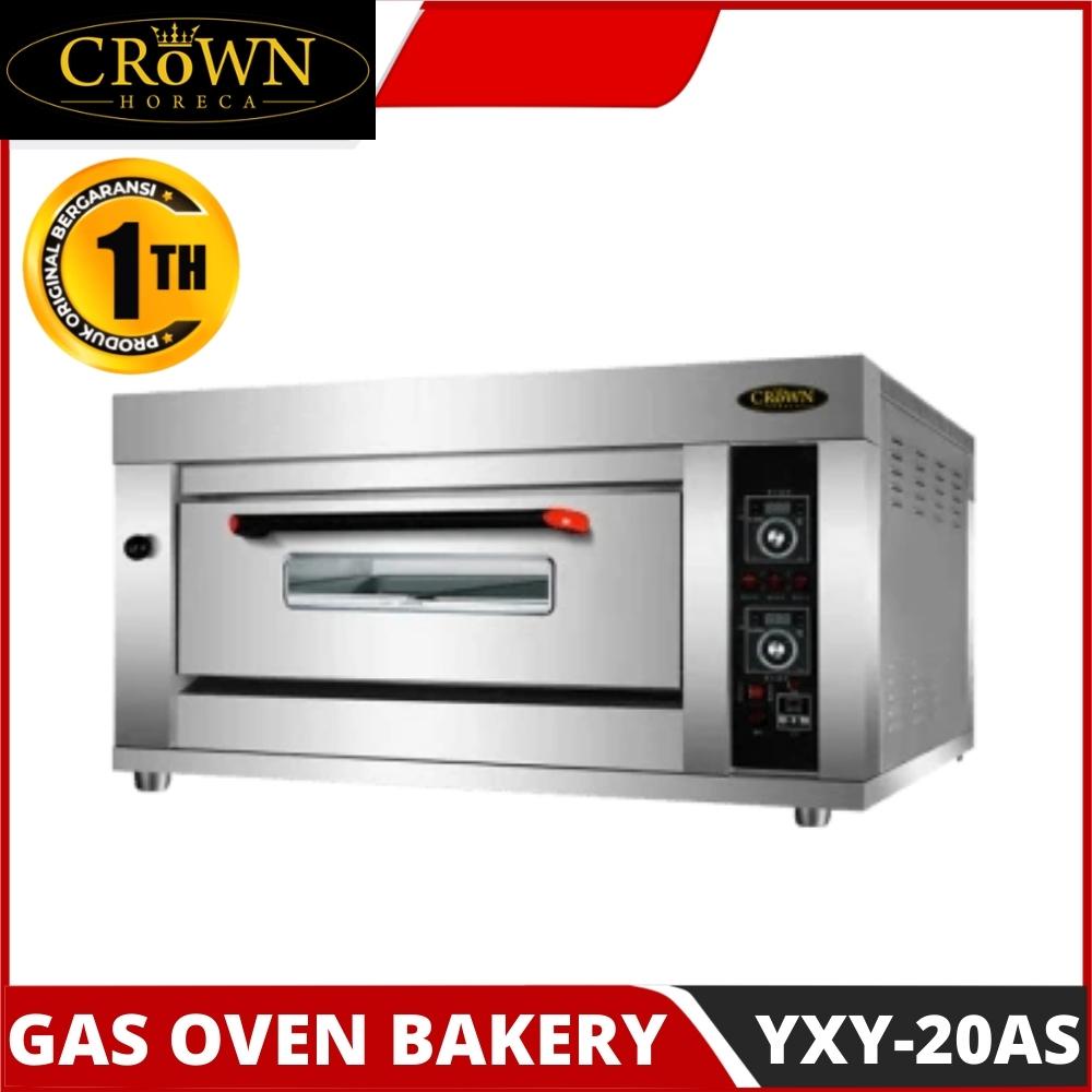 Jual OVEN CROWN YXY 20AS GAS OVEN ROTI KUE 1 DECK 2 TRAY STAINLESS YXY
