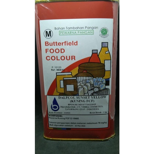 Jual Butterfield Food Coloring Sunset Yellow /Pewarna Makanan Sunset