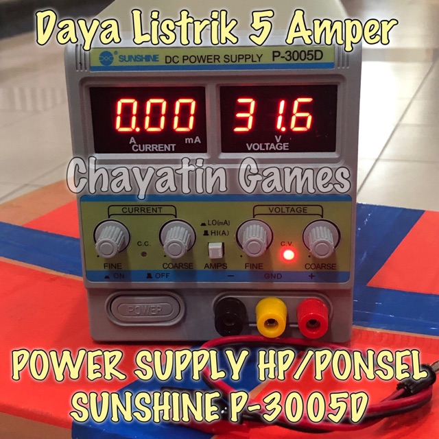 Jual Power Supply HP Merk SUNSHINE Type P3005D 5 Amper (DIGITAL) Shopee Indonesia
