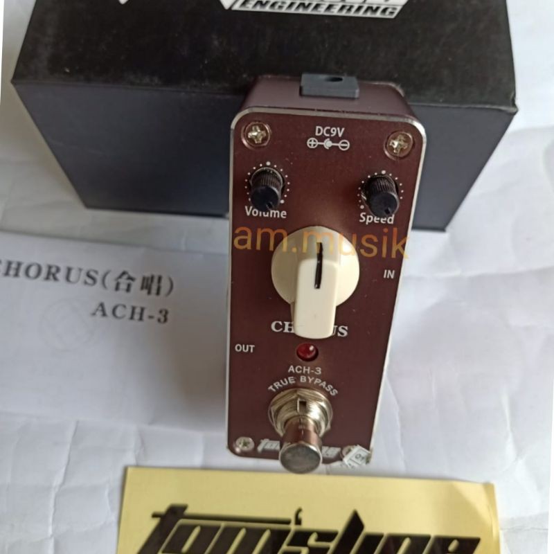 Jual AROMA TOMSLINE ACH 3 CHORUS EFEK PEDAL GITAR ACH3 Shopee Indonesia