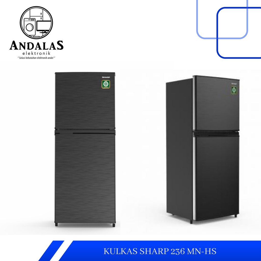 Jual KULKAS SHARP SJ 236 MN LEMARI ES 2 PINTU SJ236MN SJ 236MN 236MNHS