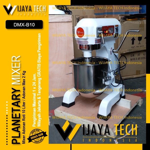 Jual Mixer 10 Liter FOMAC DMXB10 Mixer Adonan Roti 10 Liter