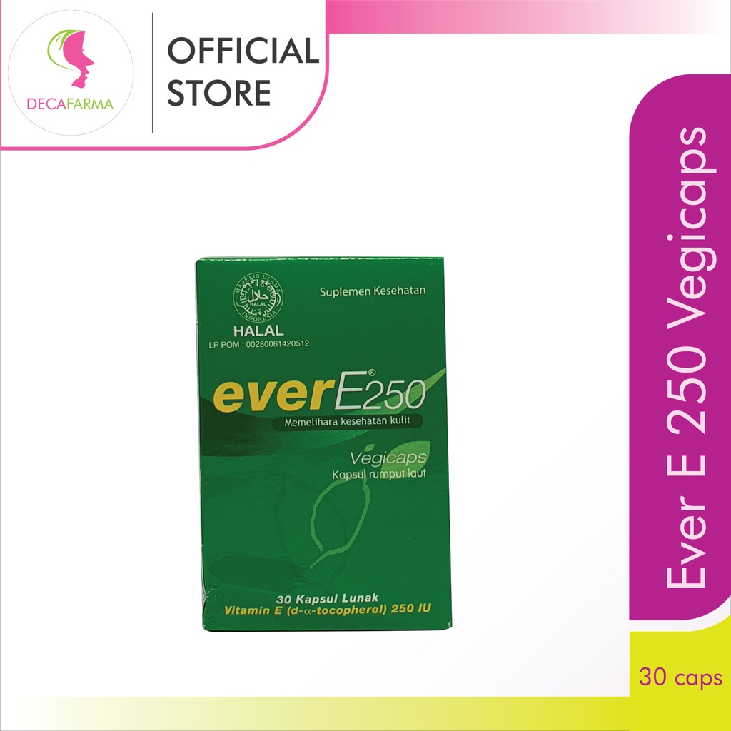 Jual EVER E 250 IU Vitamin E 30 kapsul Shopee Indonesia
