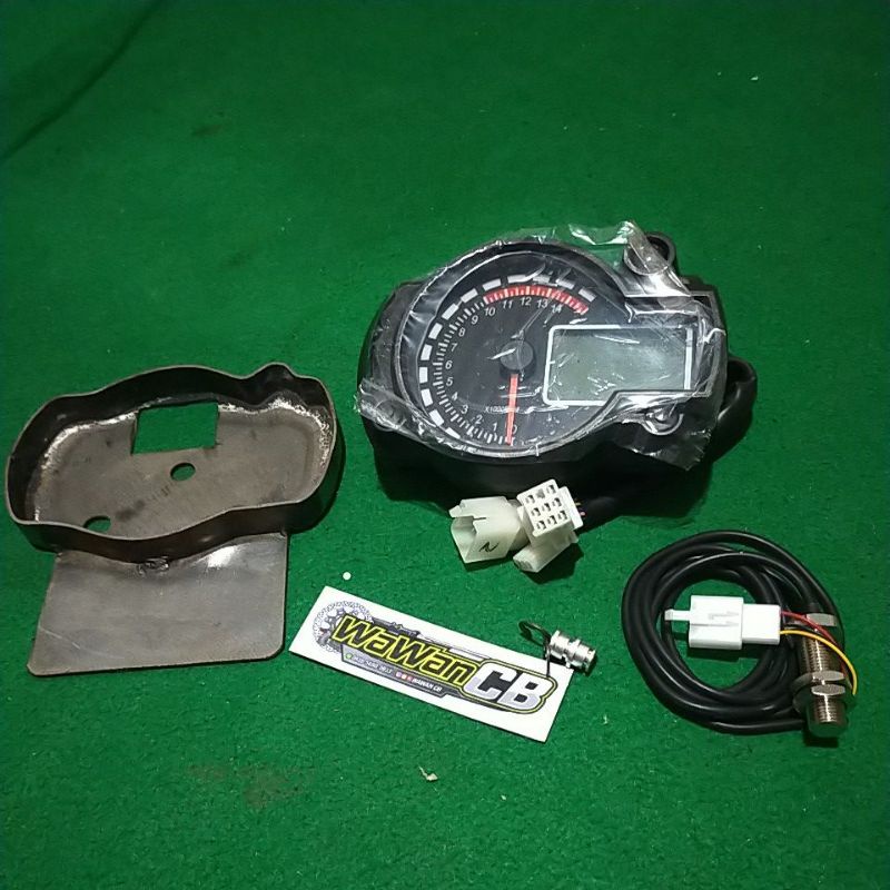 Jual spido KTM speedometer KTM digital set dudukan cover cnc spido ktm spido rx2n speedometer