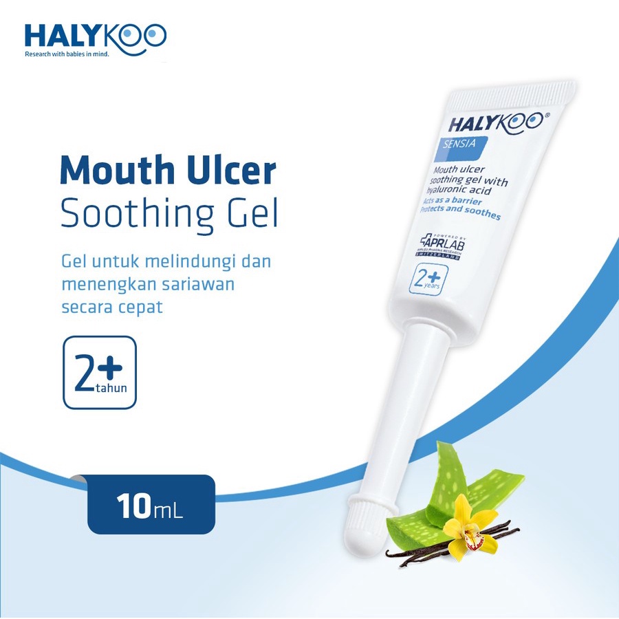 Jual HALYKOO Mouth Ulcer Soothing Gel with Hyaluronic Acid 2+ years