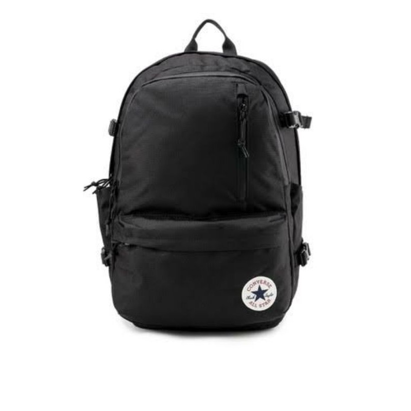 Jual ORIGINAL CONVERSE BACKPACK STRAIGHT EDGE BLACK UNISEX Shopee