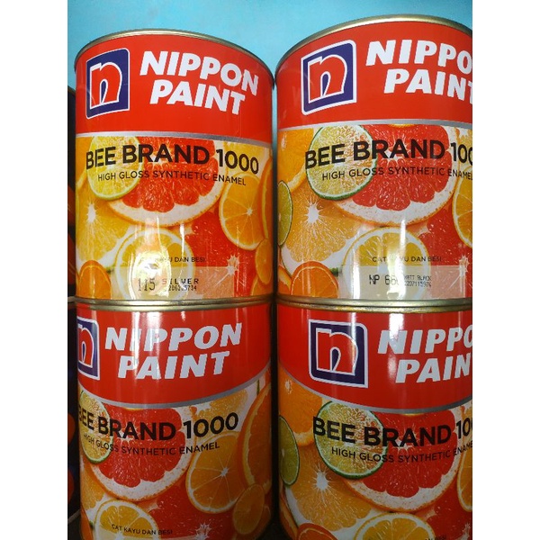 Jual Promo Nippon Paint Bee Brand 1000 Cat Kayu Besi 0,9L Shopee