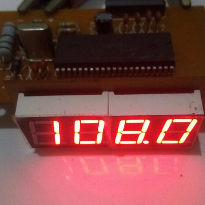 Jual kit digital fm display / kit fm counter display untuk fm tuner