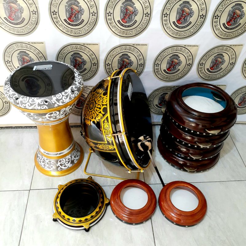 Jual Rebana hadroh/ Satu set hadroh/ Darbuka 9in/ Alat hadroh (termurah