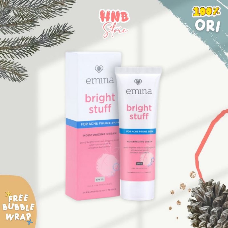Jual EMINA MOISTURIZER CREAM ACNE PRONE BRIGHT STUFF Shopee Indonesia