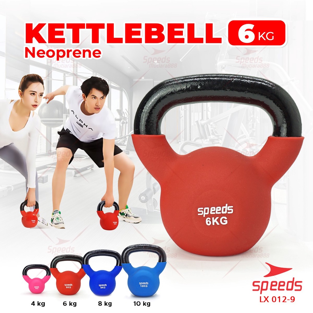 Jual SPEEDS Kettlebell 6kg Latihan Angkat Beban Fitness Olahraga Gym