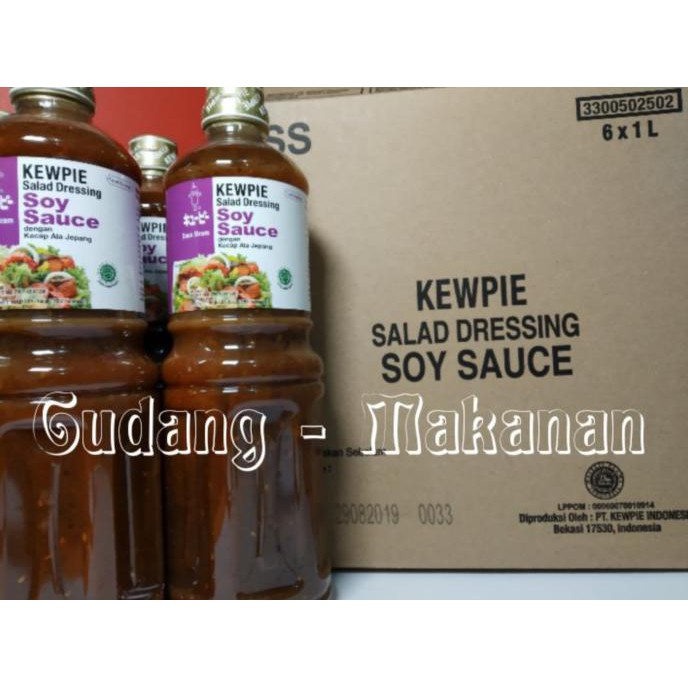 Jual KEWPIE SALAD DRESSING SOY SAUCE 1 LITER PACK STANDARD Shopee