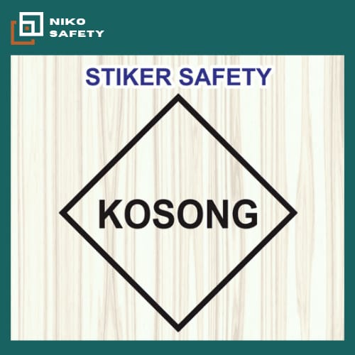 Jual Sticker Safety Sign / Sticker Kosong / Stiker Label B3 Kosong P3K
