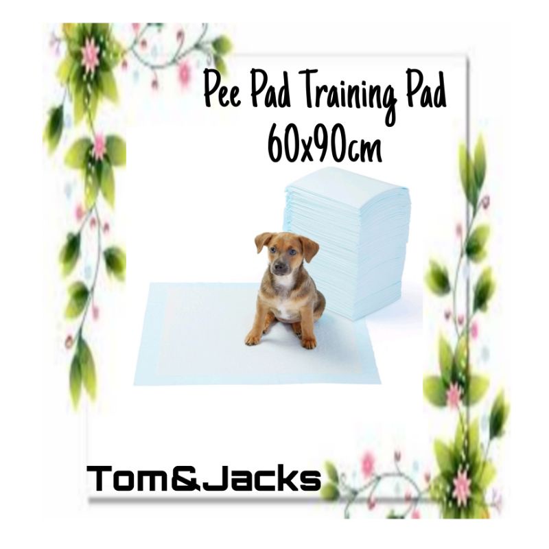 Jual pee pad / training pad 60 x 90 cm / alas kandang hewan / under pad