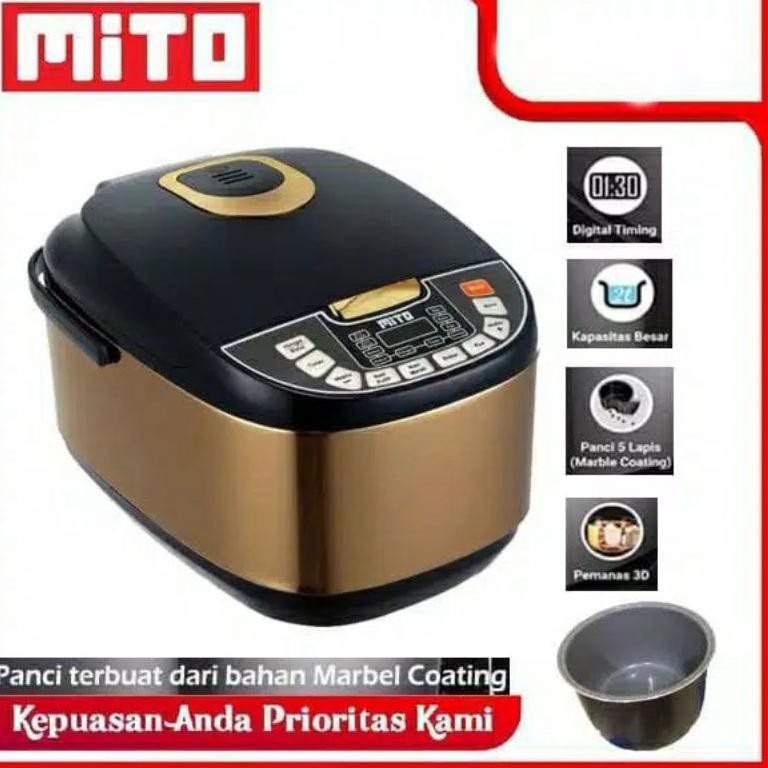 Jual RICE COOKER 8 IN 1 MITO MITOCHIBA R 5 R5 KAPASITAS 2 LT