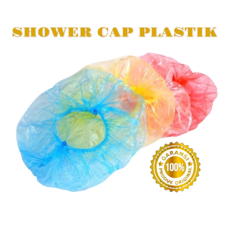 Jual SWCP PENUTUP KEPALA UNTUK CAT RAMBUT HAIR CAP SHOWER CAP PLASTIK